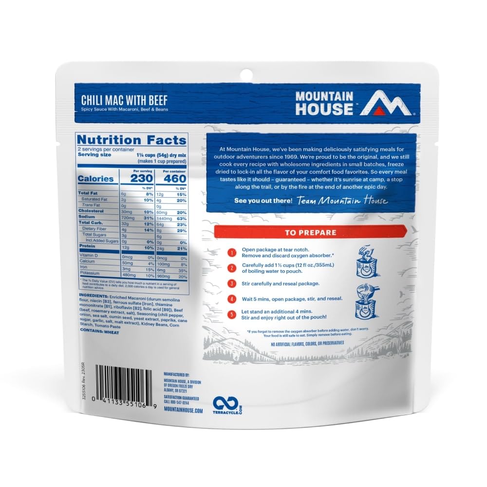 Mountain House Chili Mac with Beef, 6-Pack: image 2