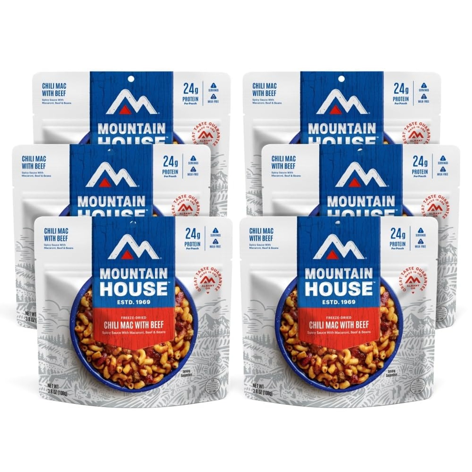 Mountain House Chili Mac with Beef, 6-Pack